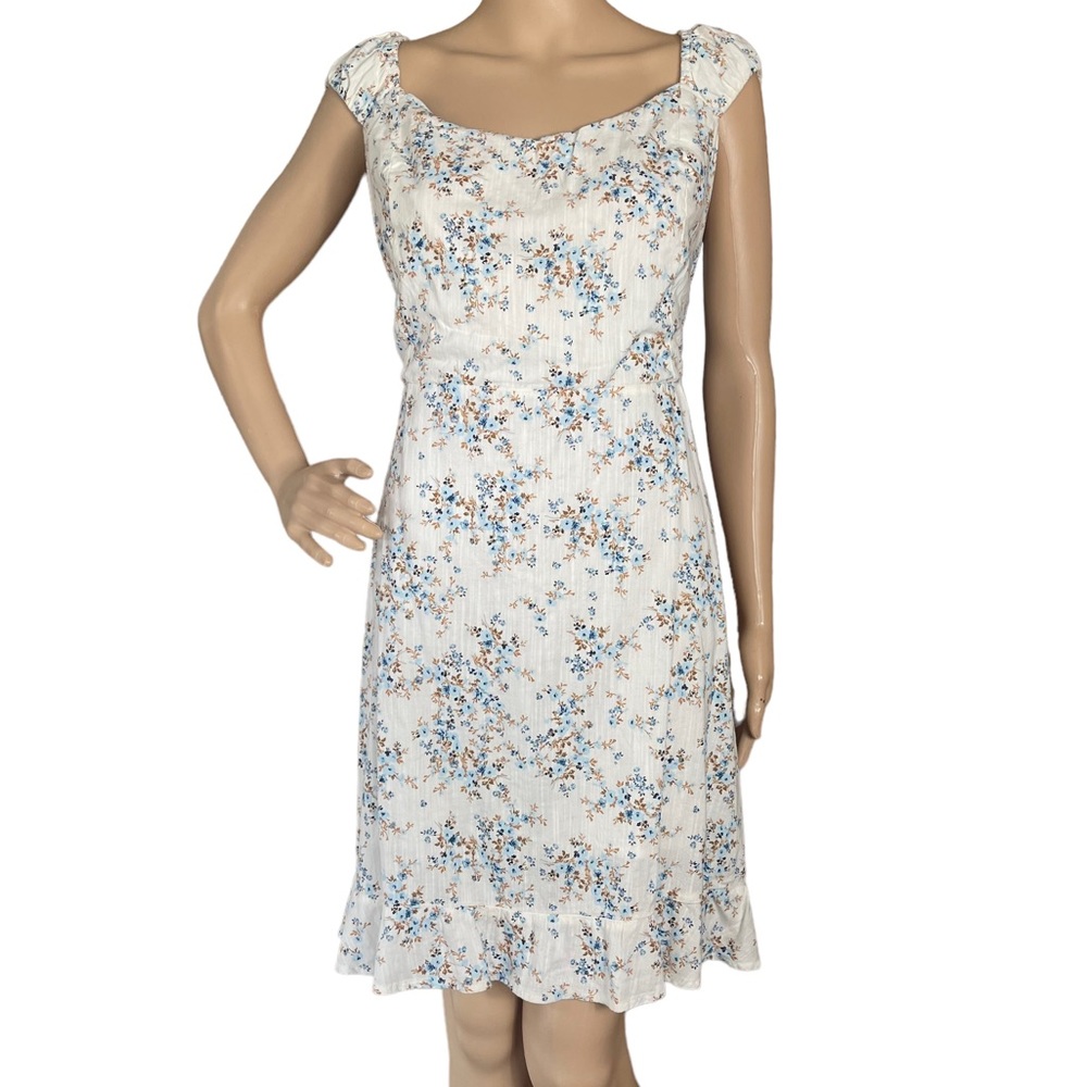 OLD NAVY XXL ditsy floral smocked dress country cottagecore boho shabby chic